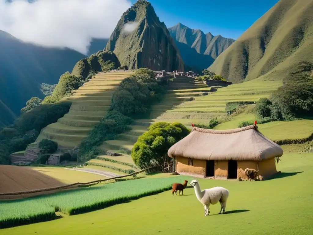 Homestay auténtico en Perú: paz y color entre las montañas verdes con alpaca amigable y horno de barro