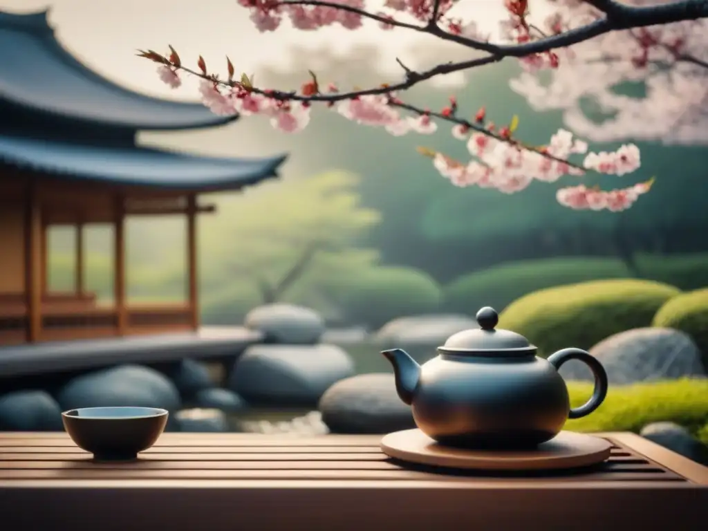 Ceremonia del té en un jardín japonés: valor de recibir en culturas