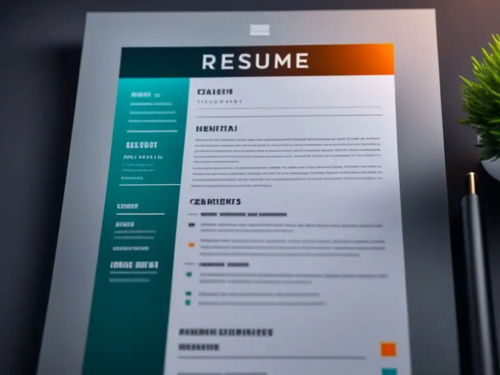 Un diseño de CV alemán para jóvenes profesionales: minimalista, profesional y sofisticado