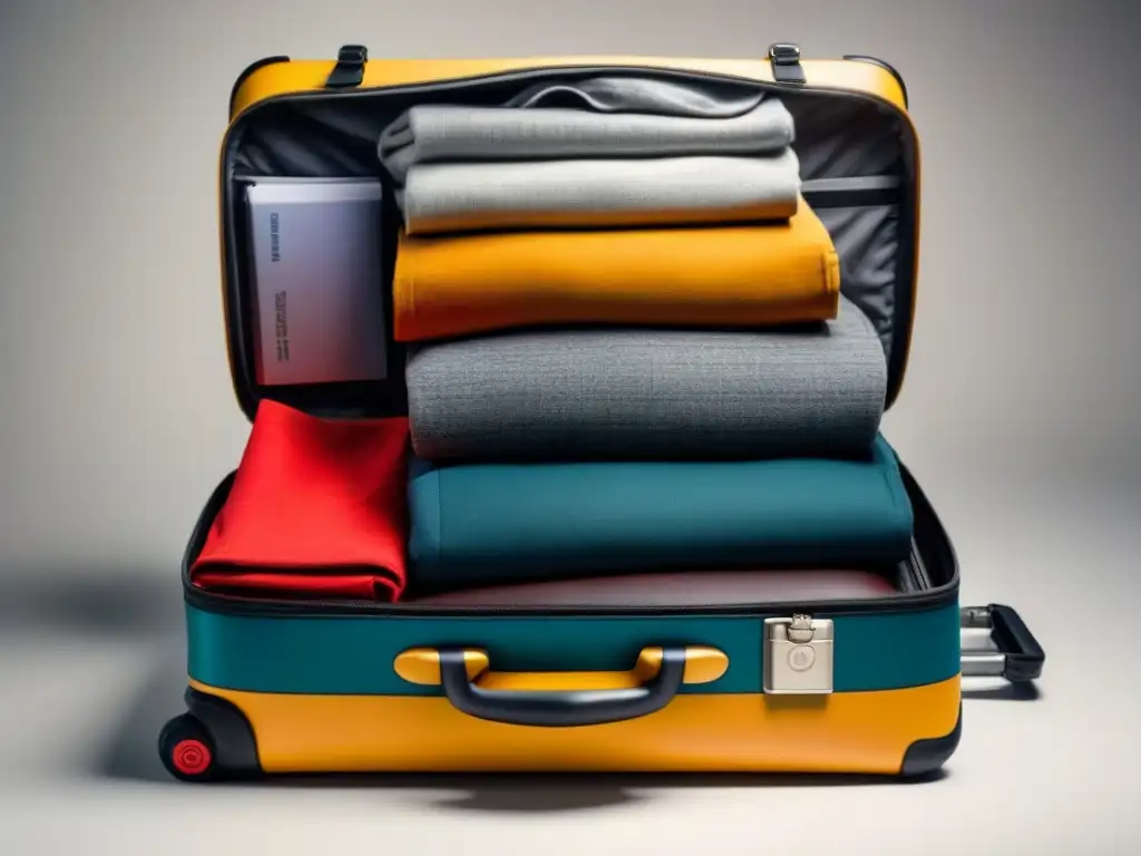 Un equipaje meticulosamente organizado para una inmersión cultural homestay