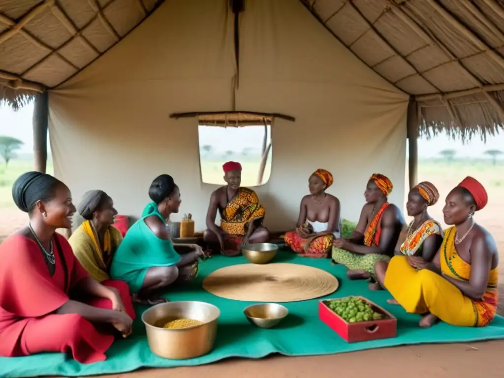 Una experiencia de homestay cultural en África Subsahariana, donde la diversidad se une en torno a una comida compartida y risas sinceras