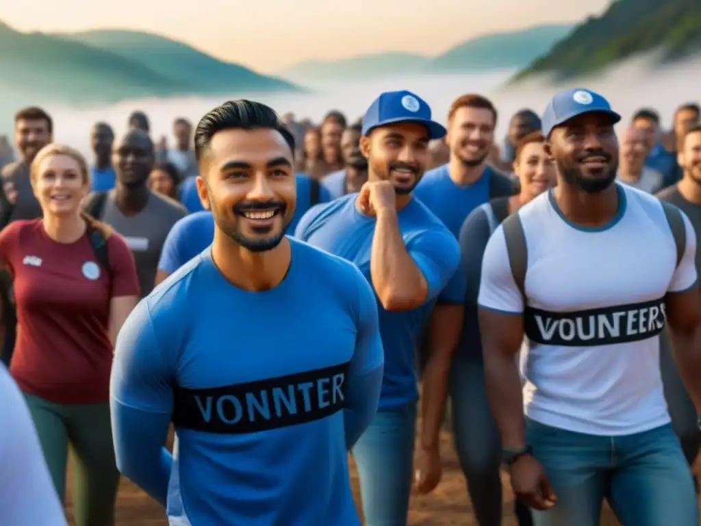 Un grupo diverso de voluntarios de todo el mundo mejora habilidades lingüísticas mientras enseñan, construyen y cuidan