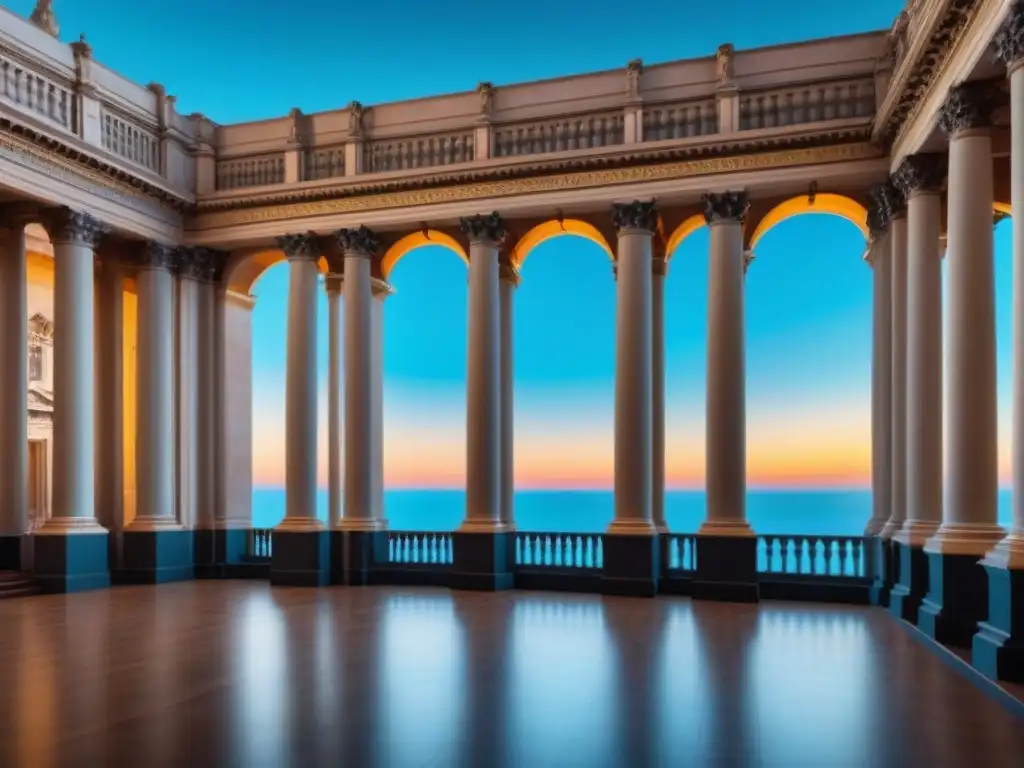 La majestuosidad de una ópera en Italia bajo el cielo azul