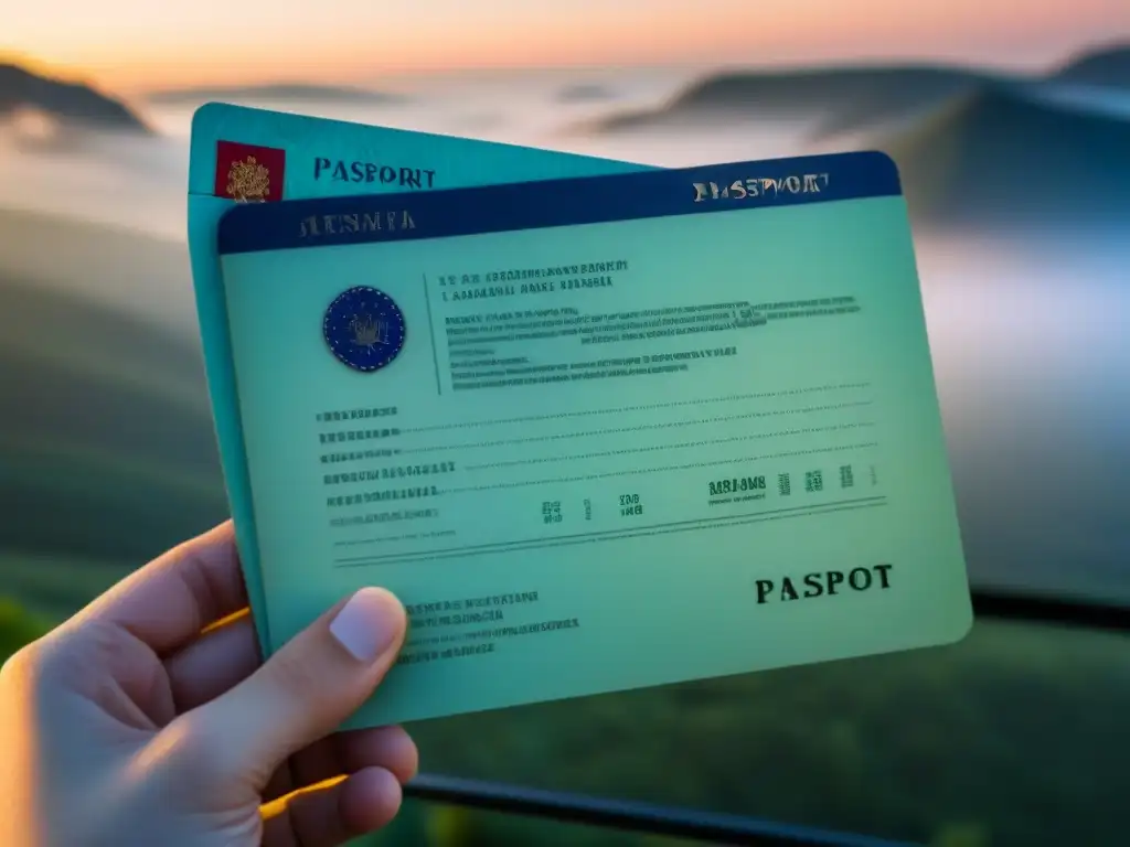 Manos elegantes listas para escribir en formulario de becas intercambio Europa