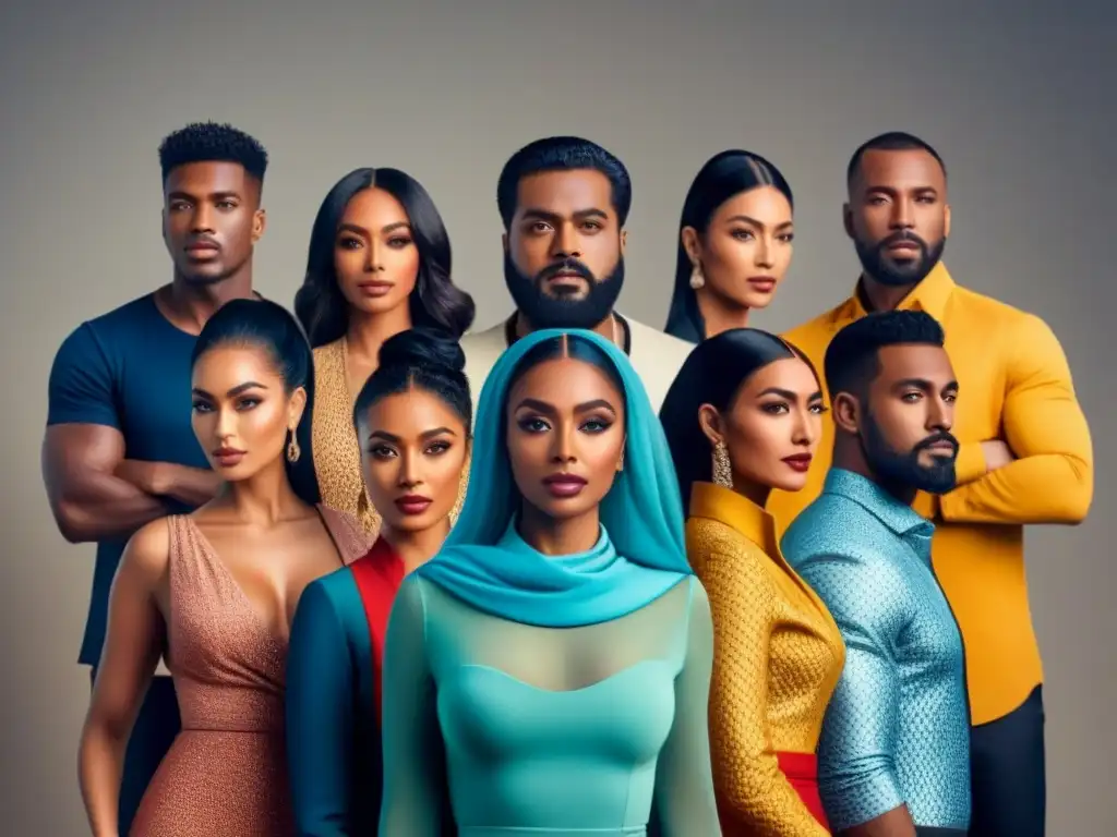 Miradas del mundo: diversidad cultural en ilustración minimalista Ilustración minimalista de individuos diversos de diferentes culturas haciendo contacto visual, mostrando la interpretación global del contacto visual