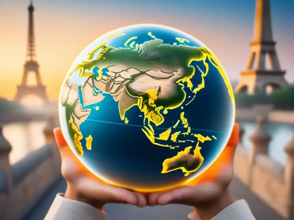 Mapa mundial detallado con monumentos icónicos Un mundo de maravillas culturales iluminadas por mapas interactivos