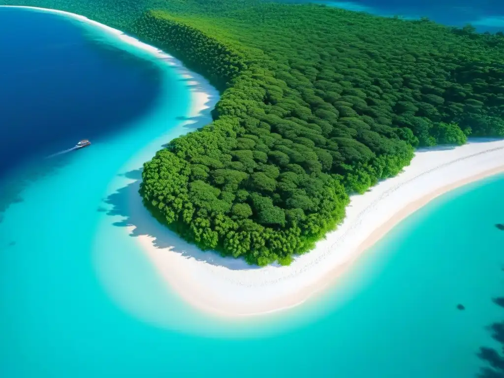 Paraíso tropical: isla virgen de aguas cristalinas y exuberante flora Un paraíso oculto de islas secretas, destino inmersión cultural