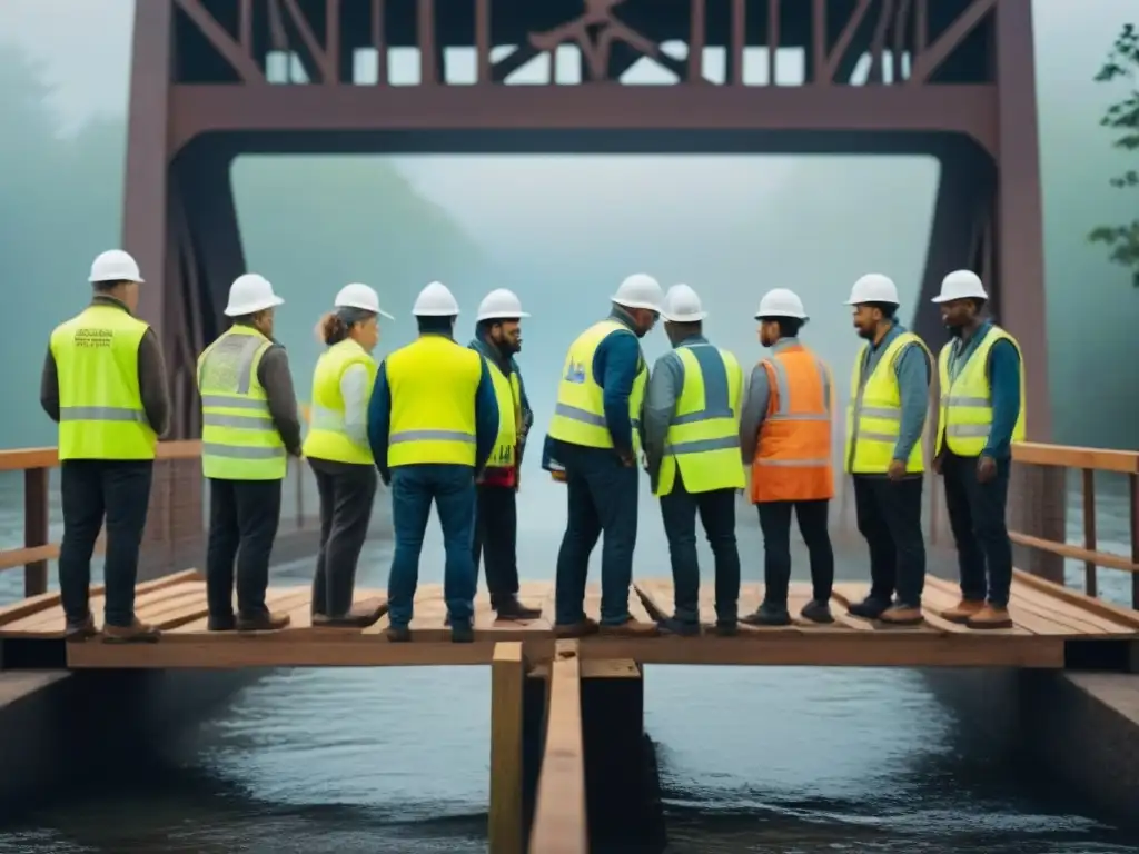 Construcción de puente: diversidad y colaboración comunitaria Un retrato conmovedor del voluntariado internacional construyendo comunidades fuertes